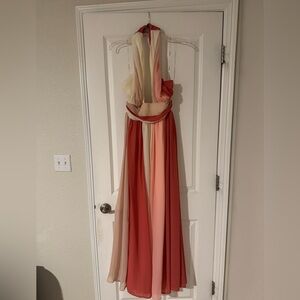 L'atiste Multicolor Halter Dress